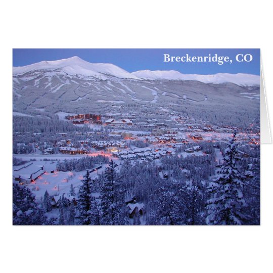 Breckenridge, Colorado Greeting Card