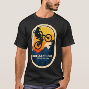 breckenridge colorado mtb mountain bike riding Cl T-Shirt