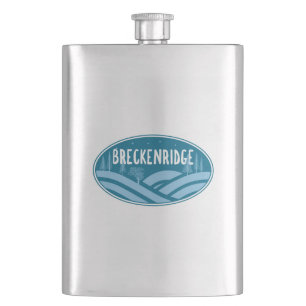 Breckenridge Colorado Outdoors Flask