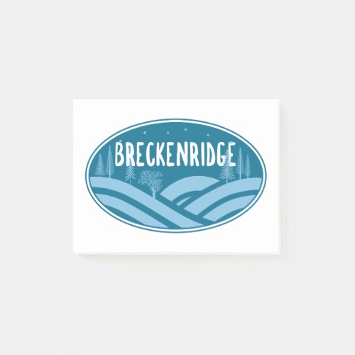 Breckenridge Colorado Outdoors Post_it Notes