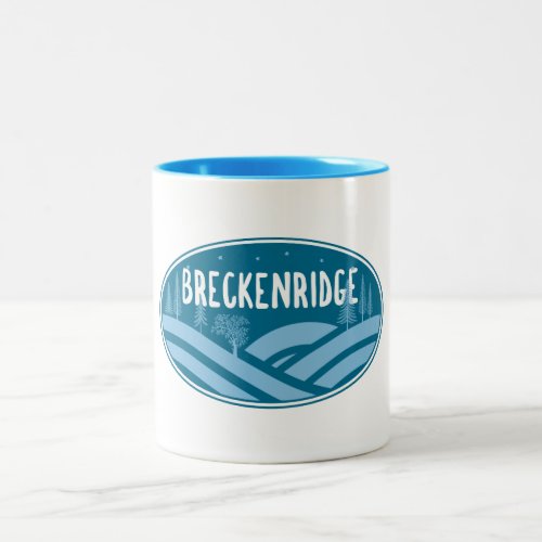 Breckenridge Colorado Outdoors Two_Tone Coffee Mug