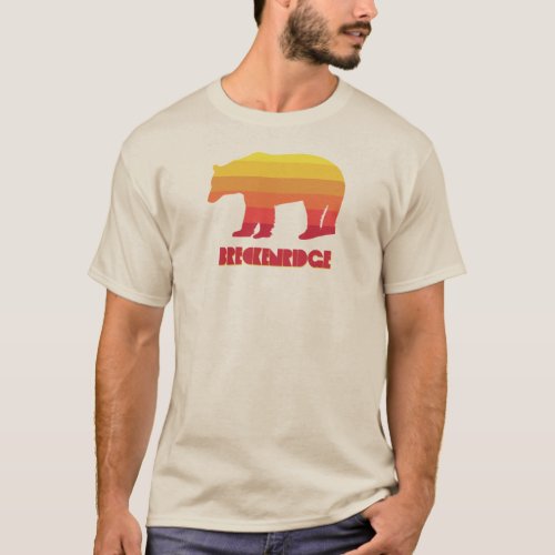 Breckenridge Colorado Rainbow Bear T_Shirt