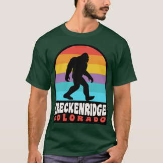 Breckenridge Colorado Retro Sunset T-Shirt