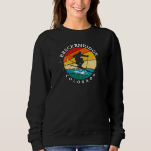 Breckenridge Colorado Retro Vintage  Sweatshirt