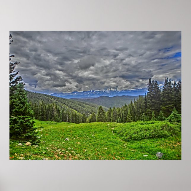 Breckenridge Colorado scenic canvas print (Front)