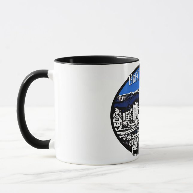 Breckenridge Colorado scenic town mug (Left)