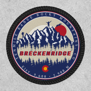 Breckenridge Colorado Ski Hiking Mountain Souvenir Patch