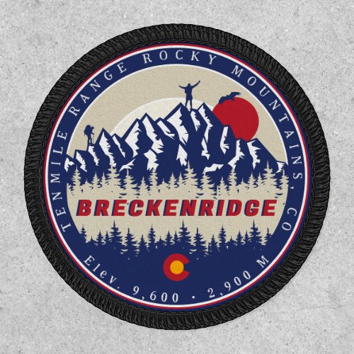 Breckenridge Colorado Ski Hiking Mountain Souvenir Patch