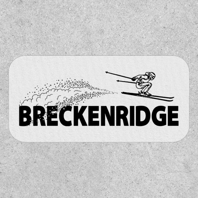Breckenridge Colorado Ski Jumper Patch (Front)