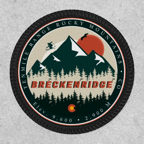 Breckenridge Colorado Ski Mountain Souvenir Patch