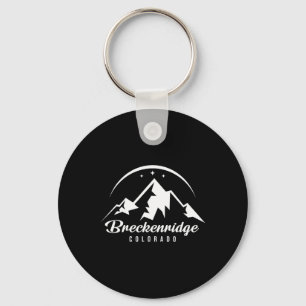 Breckenridge Colorado Ski Resort Skiing Snowboardi Keychain