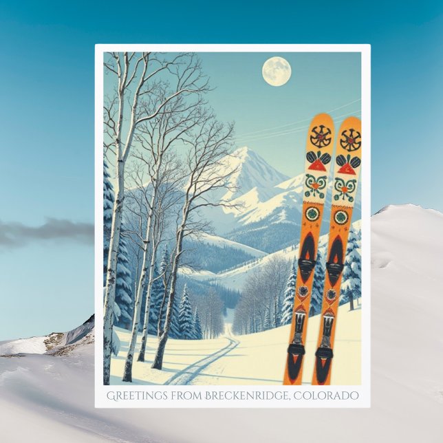 Breckenridge Colorado ski vacation Postcard (Creator Uploaded)