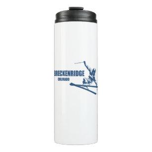 Breckenridge Colorado Skier Thermal Tumbler