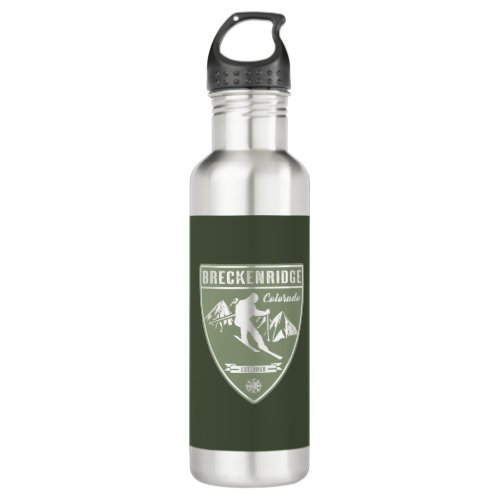 Breckenridge Colorado Stainless Steel Water Bottle