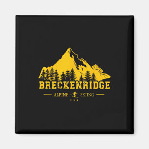Breckenridge Colorado Usa Ski Resort Alpine Skiing Magnet