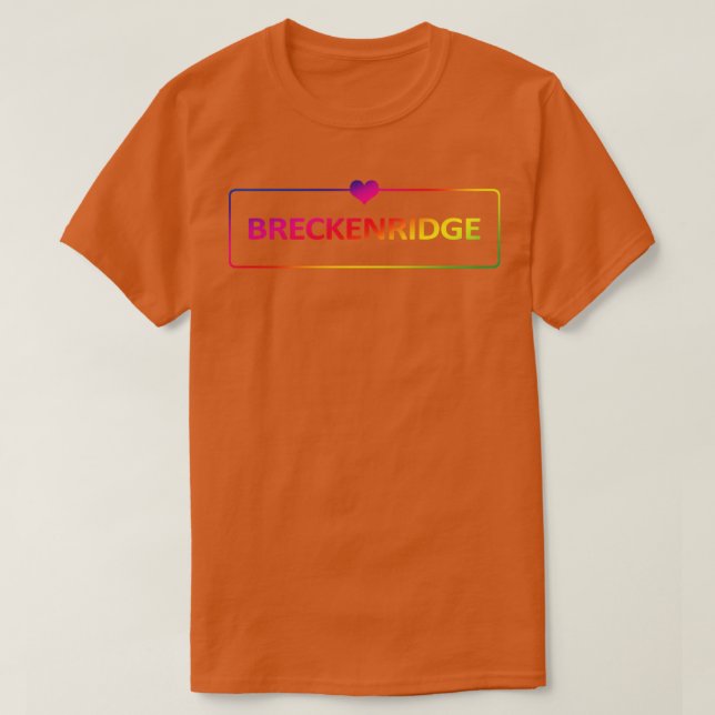 Breckenridge Colorado USA T-Shirt (Design Front)