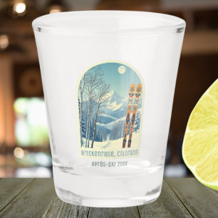 Breckenridge Colorado vacation ski shot glass
