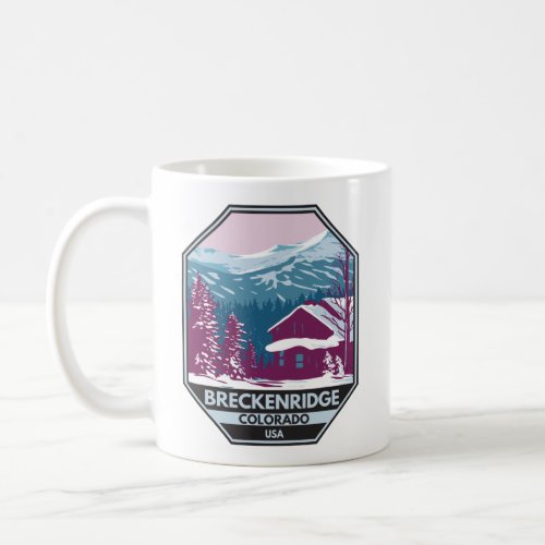 Breckenridge Colorado Winter Ski Area Coffee Mug