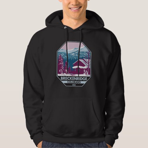 Breckenridge Colorado Winter Ski Area Hoodie