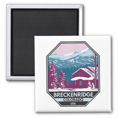 Breckenridge Colorado Winter Ski Area Magnet