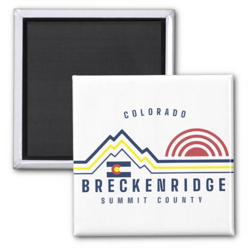 Breckenridge Mountain Summit County Magnet