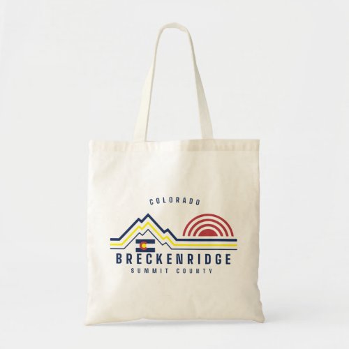 Breckenridge Mountain Summit County Tote Bag