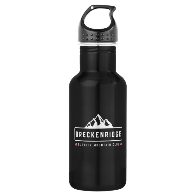 Breckenridge Outdoors  Stainless Steel Water Bottle (Front)