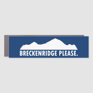 Breckenridge Please Car Magnet