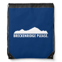 Breckenridge Please Drawstring Bag