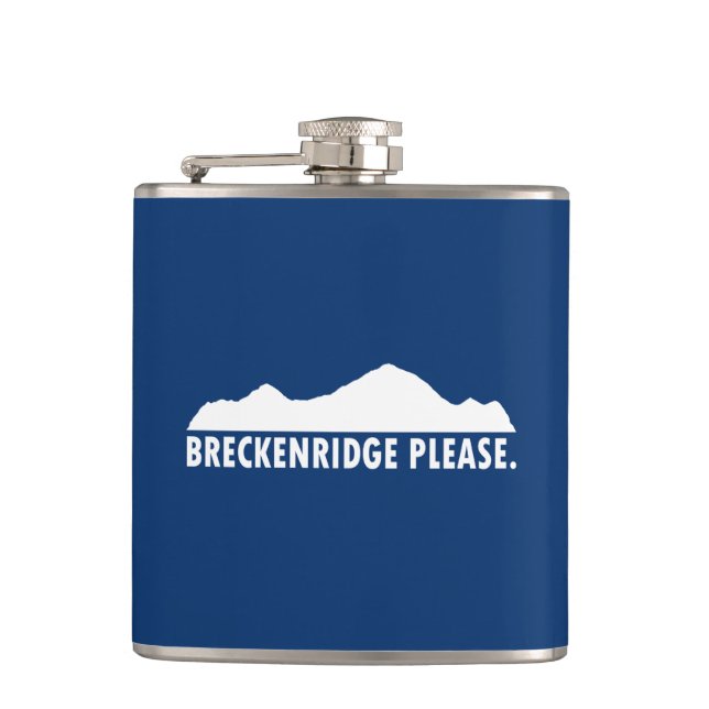 Breckenridge Please Flask (Front)