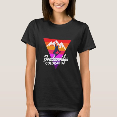 Breckenridge Ski Jump Disco Nights Breckenridge Co T_Shirt