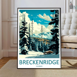 Breckenridge Travel Print Wall Art Breckenridge Wa