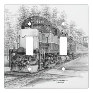 Brecksville Station Train (CVNP) Light Switch Cover