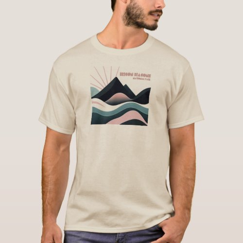 Brecon Beacons National Park Colored Hills T_Shirt
