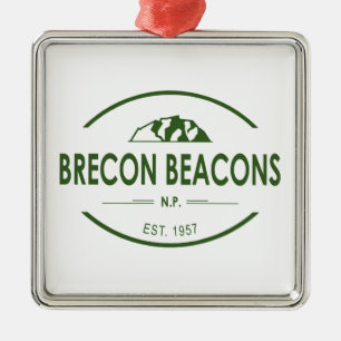 Brecon Beacons National Park Metal Ornament