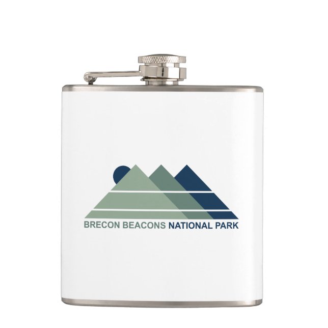 Brecon Beacons National Park Mountain Sun Flask (Front)