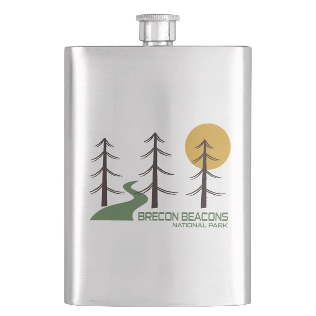 Brecon Beacons National Park Trail Flask (Front)