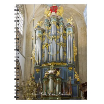 Breda Pipe Organ Notebook by organs at Zazzle