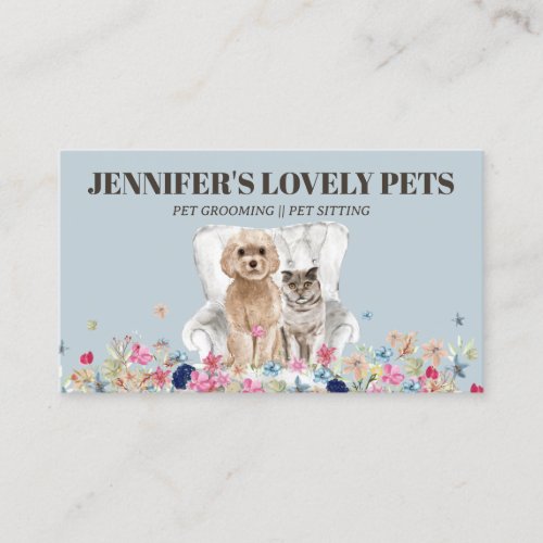 Breed Coat Grooming Specialist Business Card