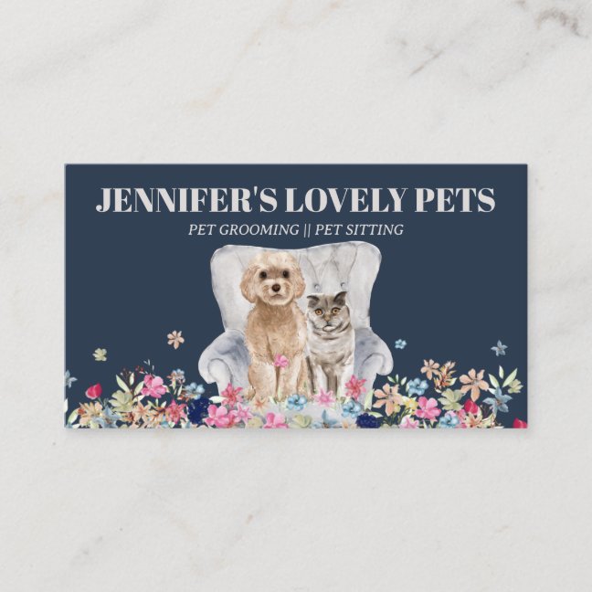 Breed Specific Pet Boarding Business Card