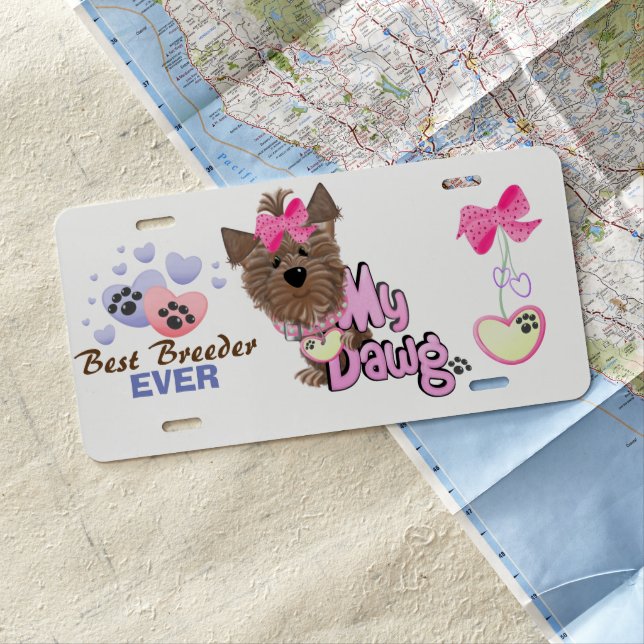 Breeder#2  license plate (In Situ)