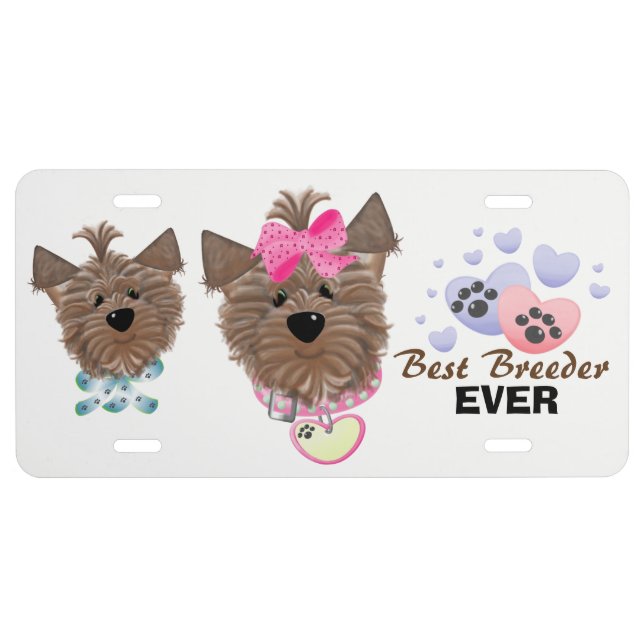 Breeder  license plate (Front)