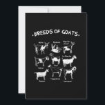 Breeds Of Goats Farmer Goat Gift Save The Date<br><div class="desc">Breeds Of Goats Farmer Goat Gift</div>