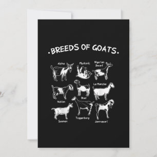 Breeds Of Goats Farmer Goat Gift Save The Date