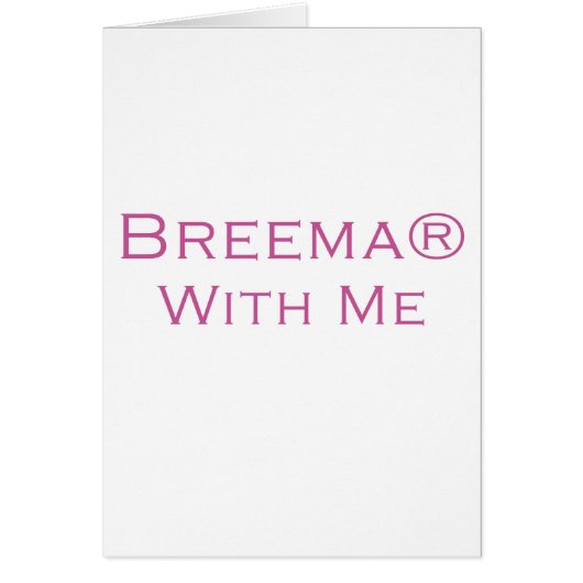 Breema With Me Cards (Front)
