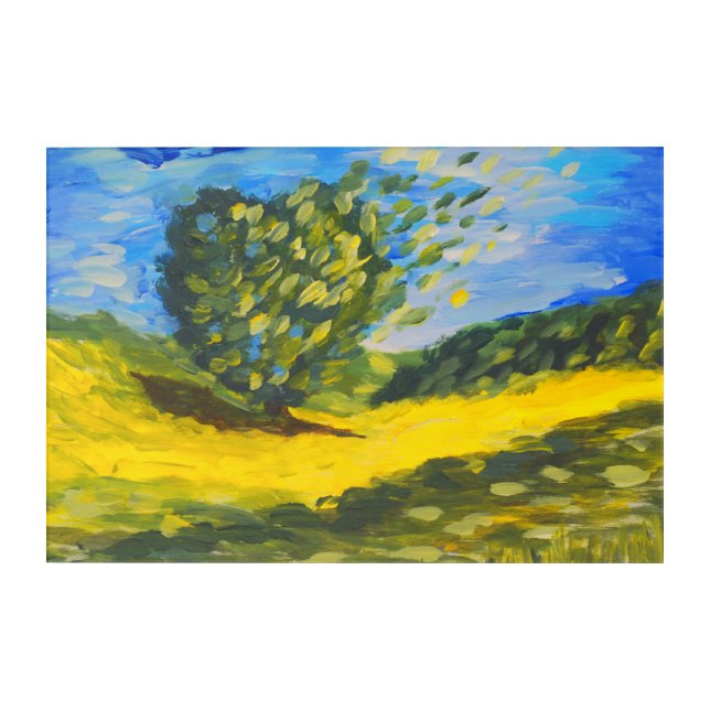 Breeze Away  Acrylic Print (Front)