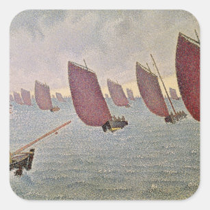 Breeze, Concarneau, 1891 Square Sticker