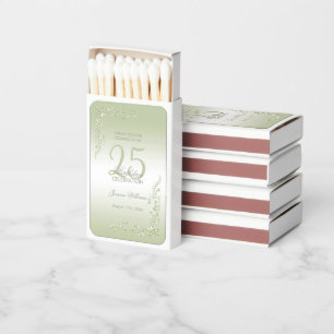 Breezeway Decoration 25th Birthday   Matchboxes