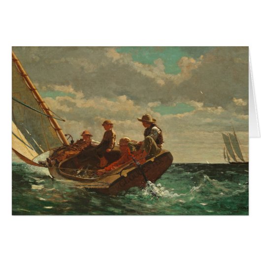 Breezing Up (A Fair Wind) 1873-76 Cards (Front Horizontal)