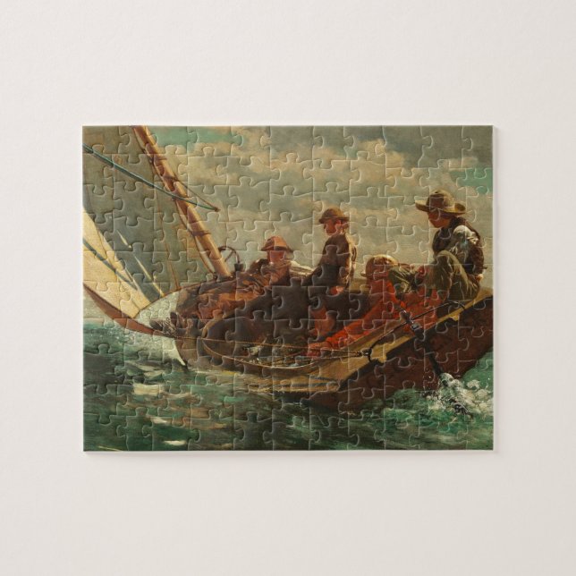 Breezing Up (A Fair Wind) 1873-76 Jigsaw Puzzle (Horizontal)